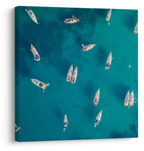 Obraz - Plachetnice (30x30 cm)