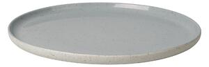 BLOMUS Talíř keramický mělký šedý sablo