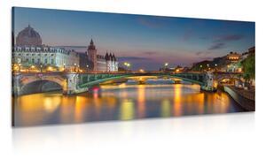 Obraz oslňující panorama Paříže