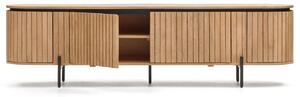 Dřevěný TV stolek Kave Home Licia 200 x 55 cm