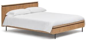 Dřevěná dvoulůžková postel Kave Home Licia 160 x 200 cm