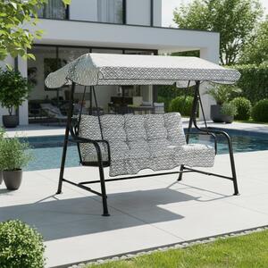 Patio Zahradní houpačka Hawaii Black Edition s bočními stolky H039-06PB 461462