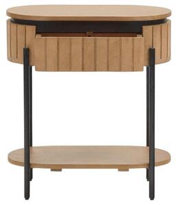 Dřevěný noční stolek Kave Home Licia 55 x 56 cm