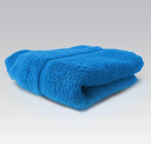 Dobrý Textil Malý ručník Economy 30x50 - Azurově modrá | 30 x 50 cm