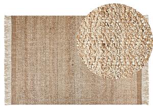 Jutový koberec 140 x 200 cm béžový ABANA