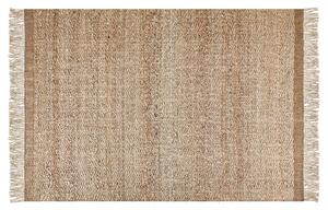 Jutový koberec 140 x 200 cm béžový ABANA