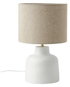 Ručně vyrobená stolní lampa s betonovou podstavou Ike