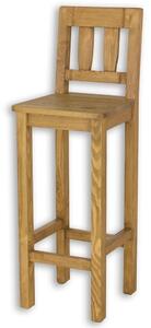 ARTEN Rustikální barová židle POPRAD SIL10 (světlý/tmavý vosk)