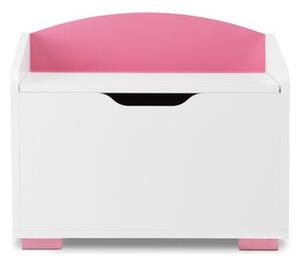 Box PABIS - bílá/růžová