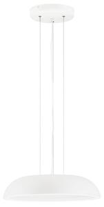 Nova Luce Bílé kovové závěsné LED světlo Felicia 45 cm