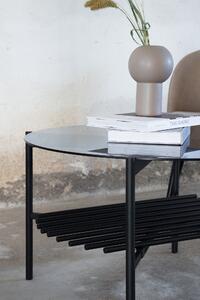Konferenční stolek Von Staf, kouŕové sklo