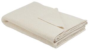 Bavlněná deka 130 x 180 cm béžová ASAKA
