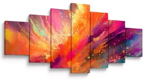 Obraz - Dynamická abstrakce (210x100 cm)
