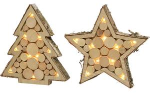 LED dekorace na baterie Woodo, 2 ks