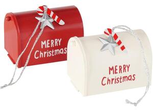 Sada ozdob na stromeček Santa's Mailbox, 4 díly