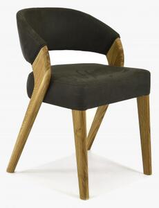 Designová luxusní židle - dub, Almondo