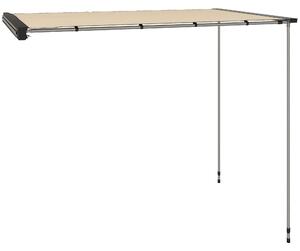 Outsunny Auto Markýza 160 x 250 cm Skládací Voděodolný Slunečník s Keder UV Ochrana Střešní Stan Auto Slunečník pro Kempink Karavany SUV Karavany Venk
