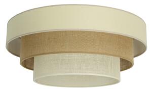 Stropní svítidlo WENTA 1xE27/60W/230V pr. 50 cm béžová/juta