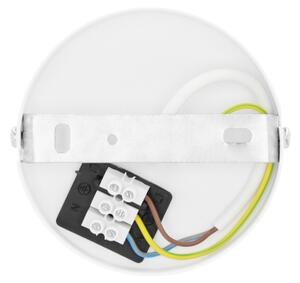 Stropní svítidlo WENTA 1xE27/60W/230V pr. 50 cm bílá/hnědá