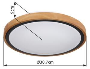 Globo 41764-12 - LED Stropní svítidlo BRUNO LED/12W/230V 307 mm 3000/4500/6000K