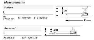 FARO 34356WT1S- LED Stm. vent. RUDDER L 18W/230V CCT pr. 132 cm hn./čer. WT + DO