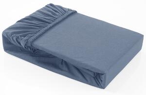 Barevné napínací prostěradlo Klinmam Home Elastan, barva modrá
