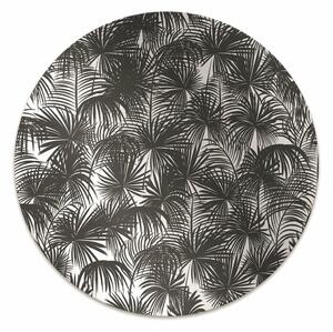 Podložka pod židli černá palm