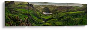 Obraz - Quiraing, Skotsko (170x50 cm)