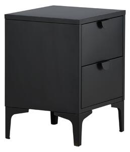 Noční stolek Piring, černý, 45x59
