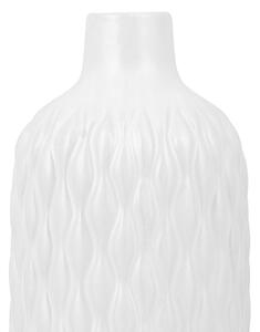Kamenina Dekorativní váza 31 Bílá EMAR