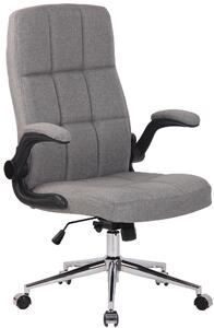 Kancelářská židle Colne - látkové čalounění | světle šedá