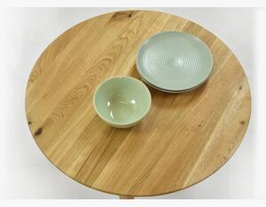 Kulatý konferenční stolek - masiv dub, Trondheinm