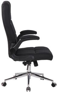 Kancelářská židle Colne - látkové čalounění | černá