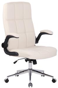 Kancelářská židle Colne - umělá kůže | krémová