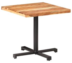 Bistro stůl čtvercový 80 x 80 x 75 cm masivní akáciové dřevo