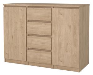 Komoda Simplicity 121 x 50 x 91 cm, hikora jackson