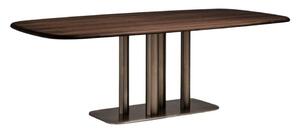 Jídelní stůl v dekoru ořechu 110x220 cm Melvar – Kave Home
