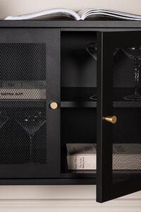 Skříňka Malla, černá, 120x80