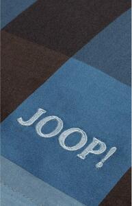 JOOP! Povlečení mako satén modré checks 140x200/70x90 JOOP