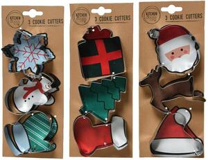 Sada vykrajovátek na vánoční cukroví Gift, 9 dílů