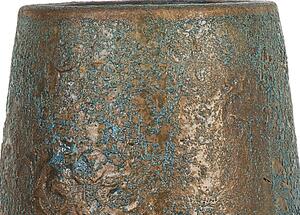 Dekorativní váza zlato tyrkysová SEGOVIA
