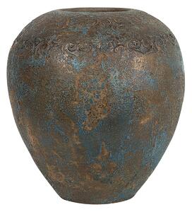 Dekorativní váza zlato - modrá NIDA