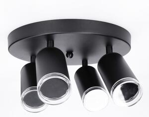 Brilagi - Koupelnové bodové svítidlo SELE AQUA 4xGU10/30W/230V IP44 černá