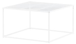 Konferenční stolek Netz, bílý, 80x80