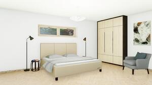 Slumberland DOVER - čalouněná postel s jemným designem 100 x 200 cm