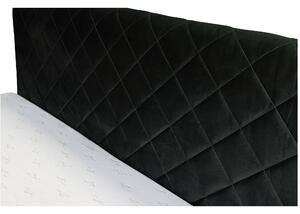 Postel s matrací CELESTE černozelená, 140x200 cm