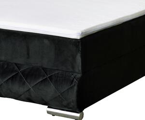 Postel s matrací CELESTE černozelená, 180x200 cm
