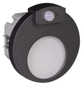 Zamel 02-216-32 svítidlo LED se senzorem pod omítku LEDIX MUNA 14V DC, grafit, teplá bílá, IP20