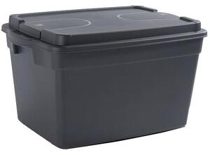 Plastový úložný box KETER Black Box M 50l s víkem