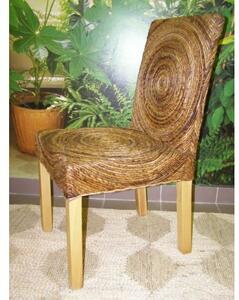 Ratanová židle MOON, konstrukce borovice